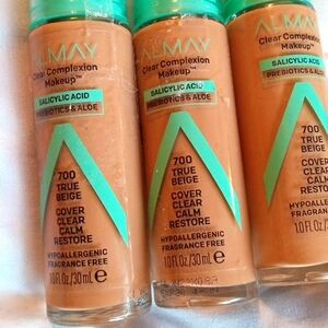 This is a bundle of 3 Almay foundation.